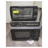 Toaster oven micro wave stero receiver
