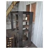 Iron made rack with shelves