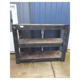 Wooden shelf