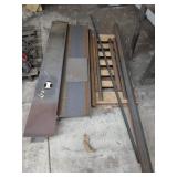 Misc pallet of iron pieces