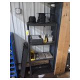 Rack with trailer wire and misc tools