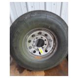 Hercules ST235/85R16 TRAILER TIRE AND 8 BOLT RIM