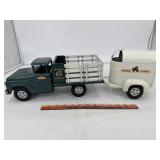 Tonka farm stake truck and trailer