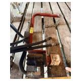 Hydraulic auger winch