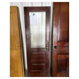 Glass panel small door