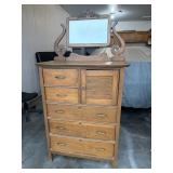Gentlemanï¿½s dresser with hat door