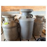 3- cream/milk cans