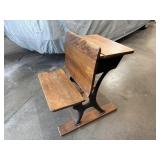 Vintage school desk