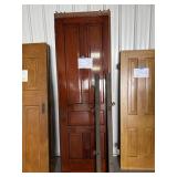 2- pocket doors with track