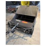 Huskee 42in 17cu ft lawn sweep with thatcher