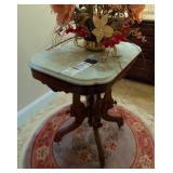 ANTIQUE VICTORIAN MARBLE TOP TABLE