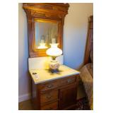 MARBLE TOP WAS STAND