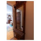 ANTQIUE VICTORIAN PARLOR ENTRY VANITY MIRROR