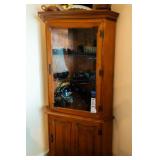 WOOD CORNER SHELF