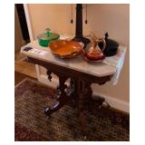 ANTIQUE VICTORIAN MARBLE TOP TABLE