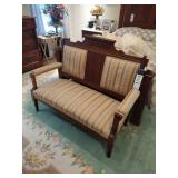 VICTORIAN SETTEE W/ 2 MATCHING CHAIRS