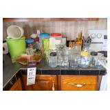 CARINVAL BOWL W/ MISC. GLASSWARE