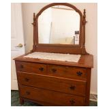 OLD DRESSER W/ MIRROR