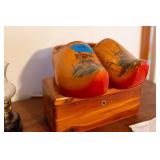 WOODEN CLOGS WITH CEDAR CHEST SAMPLE