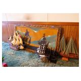 VARIOUS SAIL BOAT DECOR