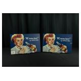 (2) RC COLA LUCILLE BALL METAL SIGNS