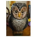 Assorted Decorative Vases and Owl Figurine - Group