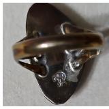 Sterling Silver and Multi-Stone Inlay Ring