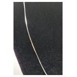 10K White Gold Box Chain Necklace