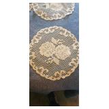 Assorted Decorative Crochet Doilies