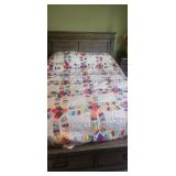 Handmade Wedding Ring Quilt