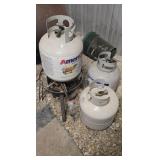 Propane Tanks and Burner