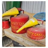 Lot of Safety Cans