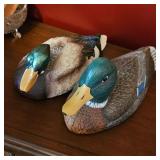 Decorative Duck Figurines - Pair