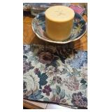 Painted Bowl with Elephant and Floral Design