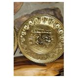 Decorative Plates with Embossed Imagery - Set of T