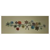 Floral Metal Wall Decor
