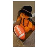 Plush Bear with Hat and Football