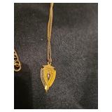 Assorted Jewelry Collection: Brooch, Necklace, and