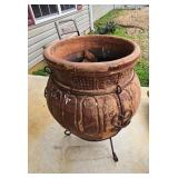 Large Decorative Clay Garden Planter