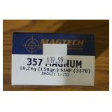 Magtech .357 Magnum Centerfire Cartridges, Box of