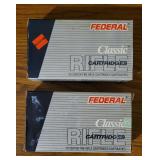 Two Boxes Federal Classic 8mm Mauser Rifle Cartrid