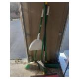Brooms and Dustpan Lot