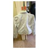 Outer Edge Women's Faux Suede Moto Jacket, Size XL