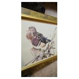 Framed Wood Duck Print