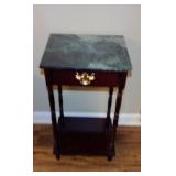 Accent Table with Marble Top