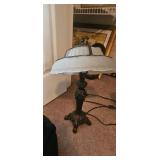 Cheyenne Table Lamp with Frosted Glass Shade