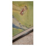 Framed 'Toe Shooter' Art