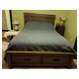 Full Size Blue Bedspread