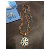 Avon Floral Motif Jewelry Set