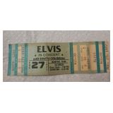 1977 Elvis in Concert Ticket